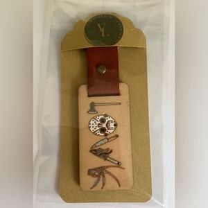 Horror Love wooden keychain